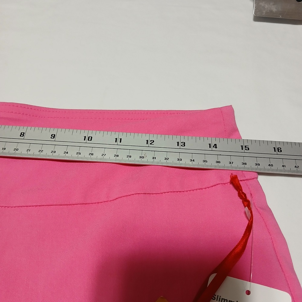 Ruby Rd Womens Hot Pink Slimming Contour Waistband Shorts Size 6‎ 47107 RP - Picture 7 of 10